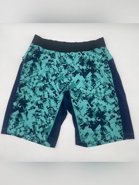 Lululemon T.H.E Short 11” Men's Large Training Gym Shorts Lined Multicolor